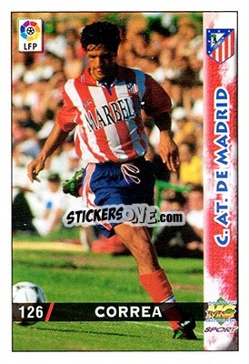 Sticker Correa - Las Fichas De La Liga 1998-1999 - Mundicromo