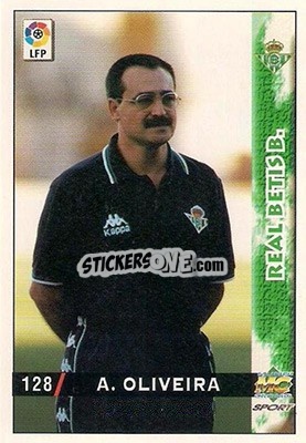 Cromo Antonio Oliveira - Las Fichas De La Liga 1998-1999 - Mundicromo