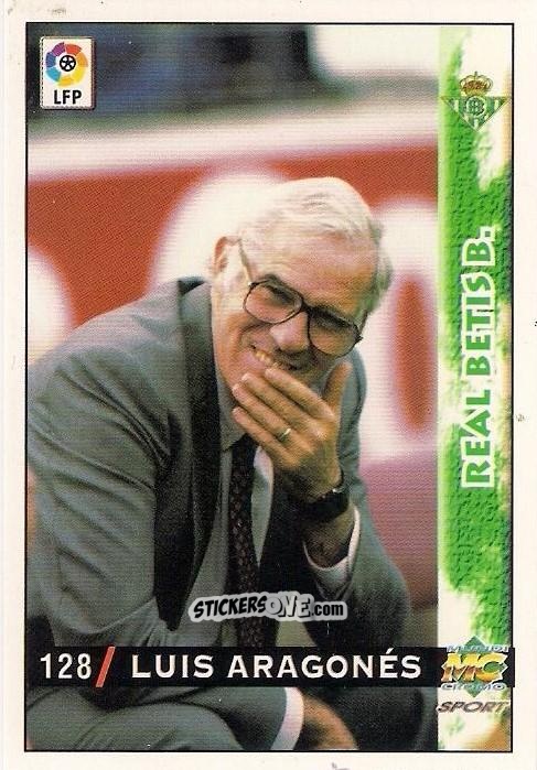 Figurina Luis Aragones - Las Fichas De La Liga 1998-1999 n. 128B - Mundicromo