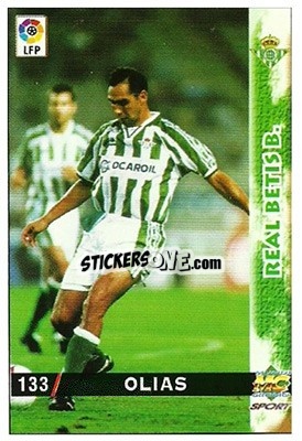 Cromo Olias - Las Fichas De La Liga 1998-1999 - Mundicromo