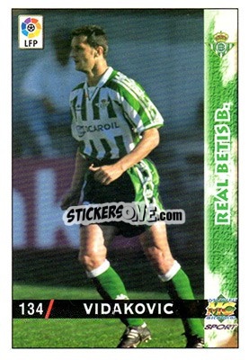 Sticker Vidakovic - Las Fichas De La Liga 1998-1999 - Mundicromo