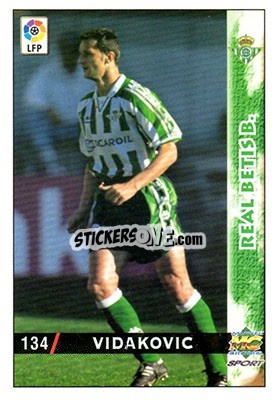 Sticker Vidakovic - Las Fichas De La Liga 1998-1999 n. 134a - Mundicromo