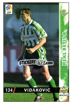 Figurina Vidakovic - Las Fichas De La Liga 1998-1999 - Mundicromo