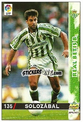 Sticker Solozabal - Las Fichas De La Liga 1998-1999 - Mundicromo