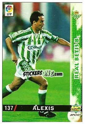 Figurina Alexis - Las Fichas De La Liga 1998-1999 - Mundicromo