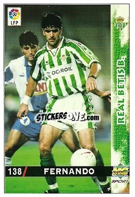 Sticker Fernando - Las Fichas De La Liga 1998-1999 n. 138 - Mundicromo