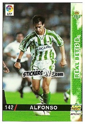 Cromo Alfonso - Las Fichas De La Liga 1998-1999 - Mundicromo