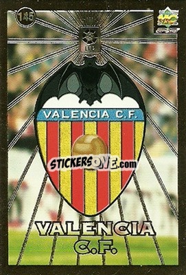 Sticker Valencia - Las Fichas De La Liga 1998-1999 - Mundicromo