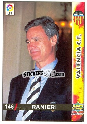 Figurina Ranieri - Las Fichas De La Liga 1998-1999 - Mundicromo