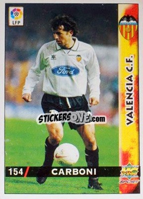 Sticker Carboni - Las Fichas De La Liga 1998-1999 n. 154 - Mundicromo
