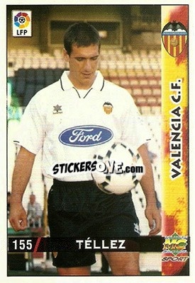 Cromo Tellez - Las Fichas De La Liga 1998-1999 - Mundicromo