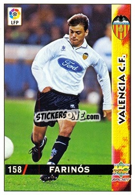 Sticker Farinós - Las Fichas De La Liga 1998-1999 - Mundicromo