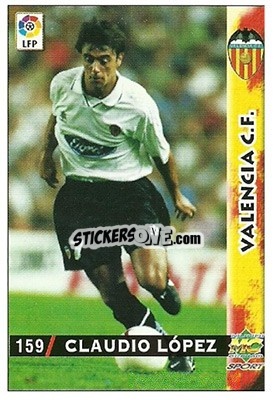 Sticker Claudio López - Las Fichas De La Liga 1998-1999 n. 159 - Mundicromo