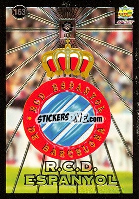 Sticker Espanyol - Las Fichas De La Liga 1998-1999 - Mundicromo