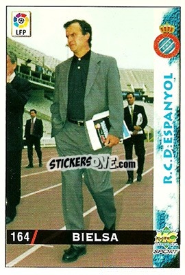 Sticker Bielsa - Las Fichas De La Liga 1998-1999 - Mundicromo