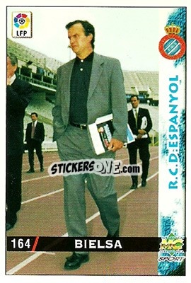 Sticker Bielsa - Las Fichas De La Liga 1998-1999 n. 164 - Mundicromo
