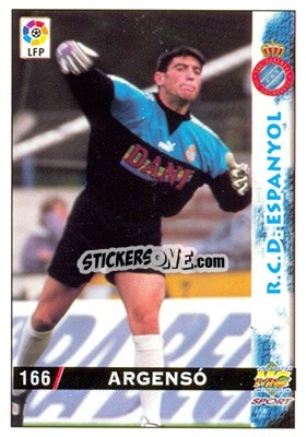Cromo Argensó - Las Fichas De La Liga 1998-1999 n. 166 - Mundicromo