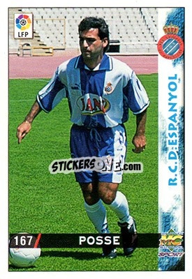 Cromo Posse - Las Fichas De La Liga 1998-1999 - Mundicromo