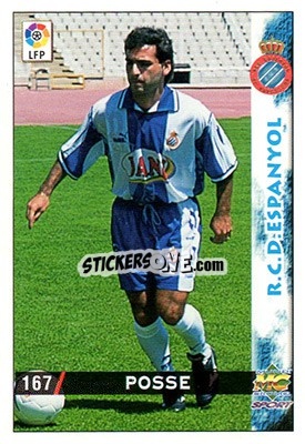 Sticker Posse - Las Fichas De La Liga 1998-1999 n. 167 - Mundicromo