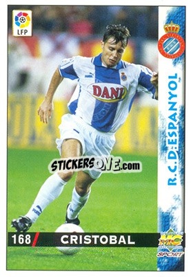Sticker Cristobal - Las Fichas De La Liga 1998-1999 - Mundicromo