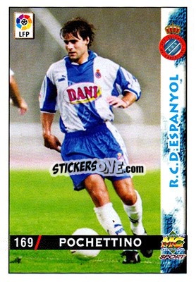 Sticker Pochettino - Las Fichas De La Liga 1998-1999 n. 169 - Mundicromo