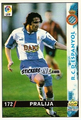 Sticker Pralija - Las Fichas De La Liga 1998-1999 - Mundicromo