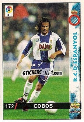 Sticker Cobos - Las Fichas De La Liga 1998-1999 - Mundicromo