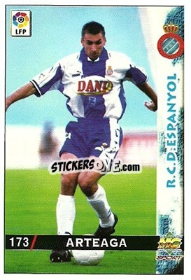 Cromo Arteaga - Las Fichas De La Liga 1998-1999 - Mundicromo