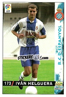 Figurina Iván Helguera - Las Fichas De La Liga 1998-1999 - Mundicromo