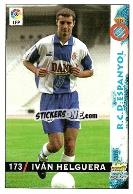 Sticker Iván Helguera - Las Fichas De La Liga 1998-1999 n. 173a - Mundicromo