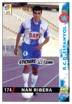 Sticker Nan Ribera - Las Fichas De La Liga 1998-1999 - Mundicromo