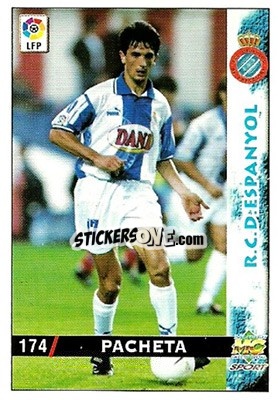 Sticker Pacheta - Las Fichas De La Liga 1998-1999 n. 174a - Mundicromo