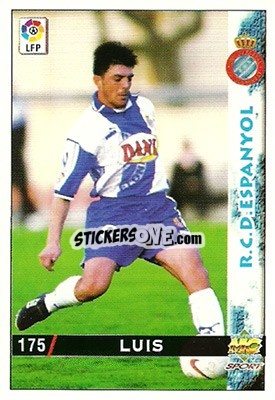 Figurina Luis - Las Fichas De La Liga 1998-1999 - Mundicromo