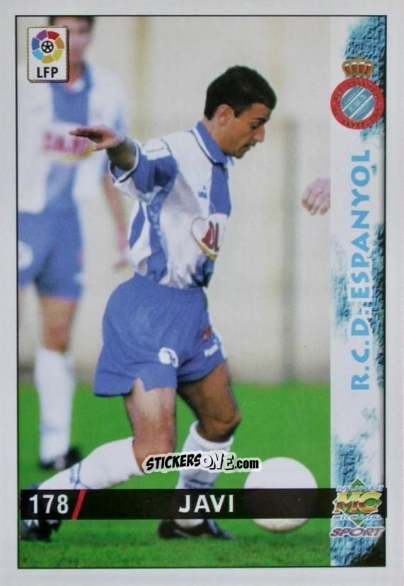 Figurina Javi - Las Fichas De La Liga 1998-1999 n. 178a - Mundicromo