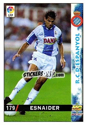 Sticker Esnaider - Las Fichas De La Liga 1998-1999 - Mundicromo