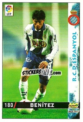 Sticker Benitez - Las Fichas De La Liga 1998-1999 - Mundicromo