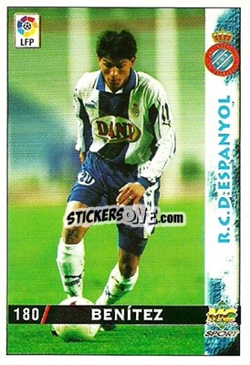 Sticker Benitez - Las Fichas De La Liga 1998-1999 n. 180 - Mundicromo