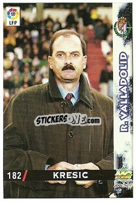 Cromo Sergio Kresic - Las Fichas De La Liga 1998-1999 - Mundicromo
