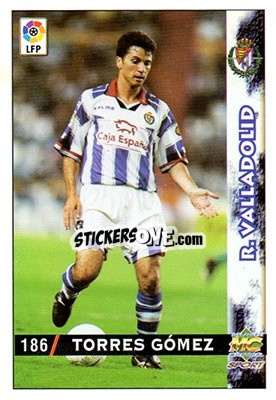 Cromo Torres Gómez - Las Fichas De La Liga 1998-1999 - Mundicromo