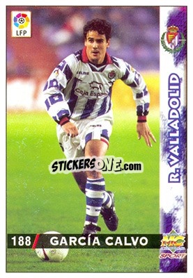 Cromo Garcia Calvo - Las Fichas De La Liga 1998-1999 - Mundicromo