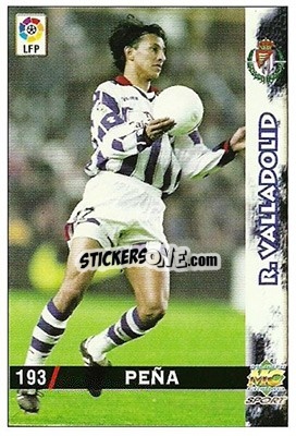Sticker Peña - Las Fichas De La Liga 1998-1999 - Mundicromo
