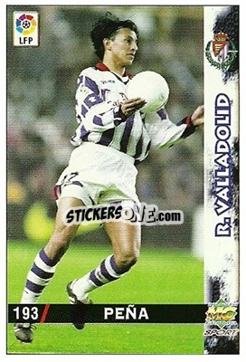 Sticker Peña - Las Fichas De La Liga 1998-1999 n. 193 - Mundicromo