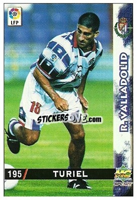 Sticker Turiel - Las Fichas De La Liga 1998-1999 - Mundicromo