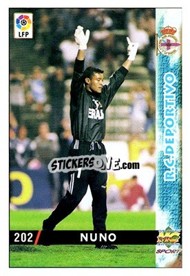Sticker Nuno - Las Fichas De La Liga 1998-1999 - Mundicromo