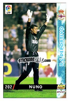 Figurina Nuno - Las Fichas De La Liga 1998-1999 - Mundicromo