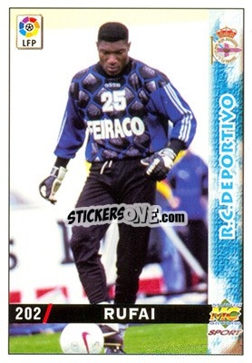 Sticker Rufai - Las Fichas De La Liga 1998-1999 - Mundicromo