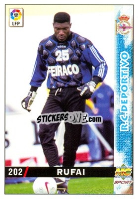 Sticker Rufai - Las Fichas De La Liga 1998-1999 n. 202a - Mundicromo