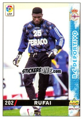 Figurina Rufai - Las Fichas De La Liga 1998-1999 - Mundicromo