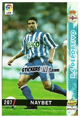 Cromo Naybet - Las Fichas De La Liga 1998-1999 - Mundicromo