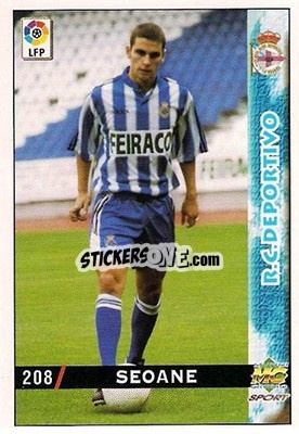Cromo Seoane - Las Fichas De La Liga 1998-1999 - Mundicromo